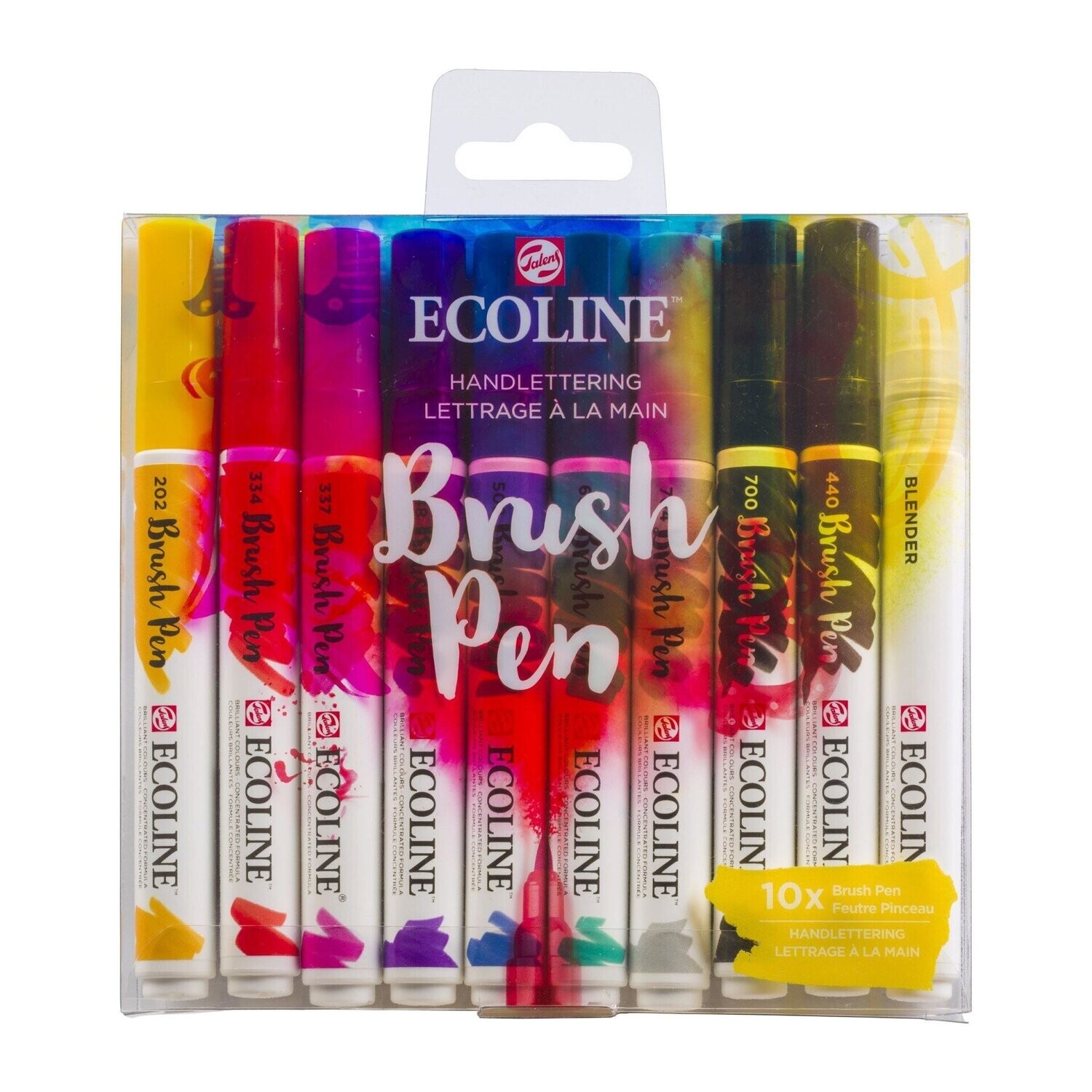 ECOLINE BRUSH PEN SET 10 SERIE HAND LETTERING