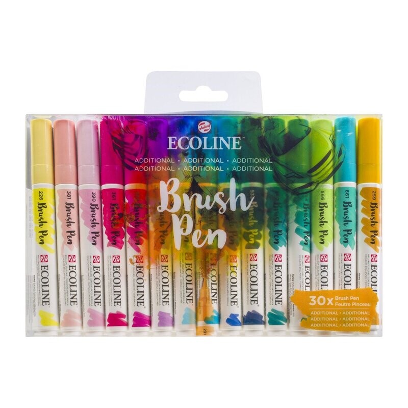 ECOLINE BRUSH PEN SET 30 SERIE ADICIONAL