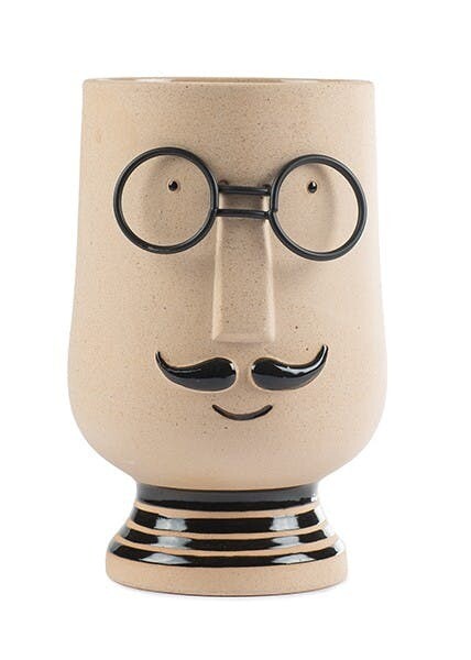 GENTLEMAN HEAD WITH GLASSES