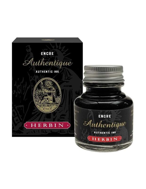 JACQUES HERBIN TINTA AUTÉNTICA NEGRA 30ml