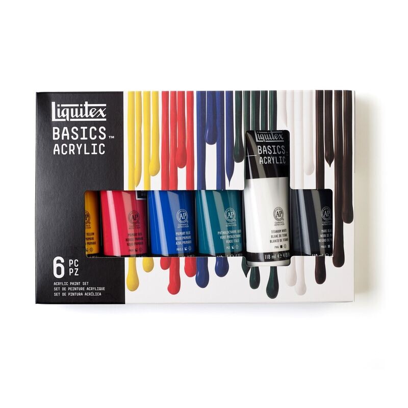 LIQUITEX BASICS ACRÍLICO SET 6X118 ml