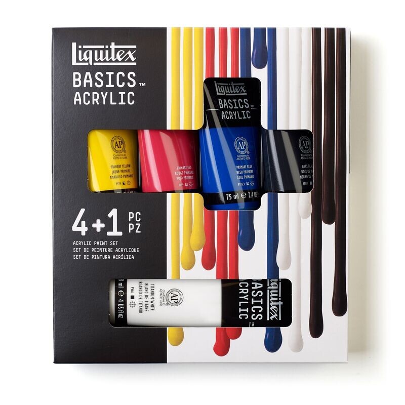 LIQUITEX BASICS ACRÍLICO SET 4+1