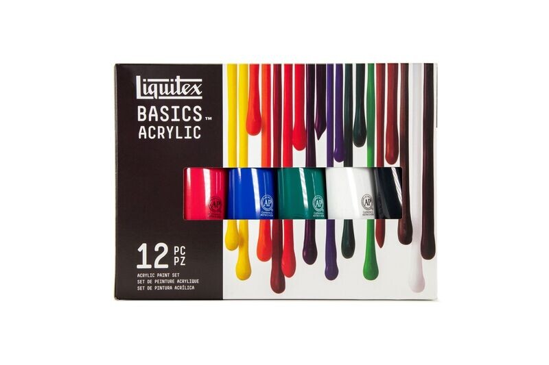 LIQUITEX BASICS ACRÍLICO SET 12x118 ml