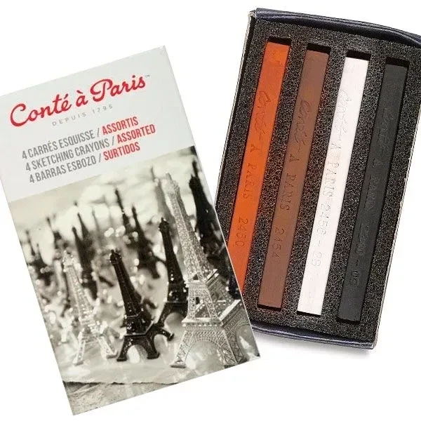 Conté à Paris Pastelli Morbidi: Confezione 10 Colori Assortiti – Qualità Artista Francese