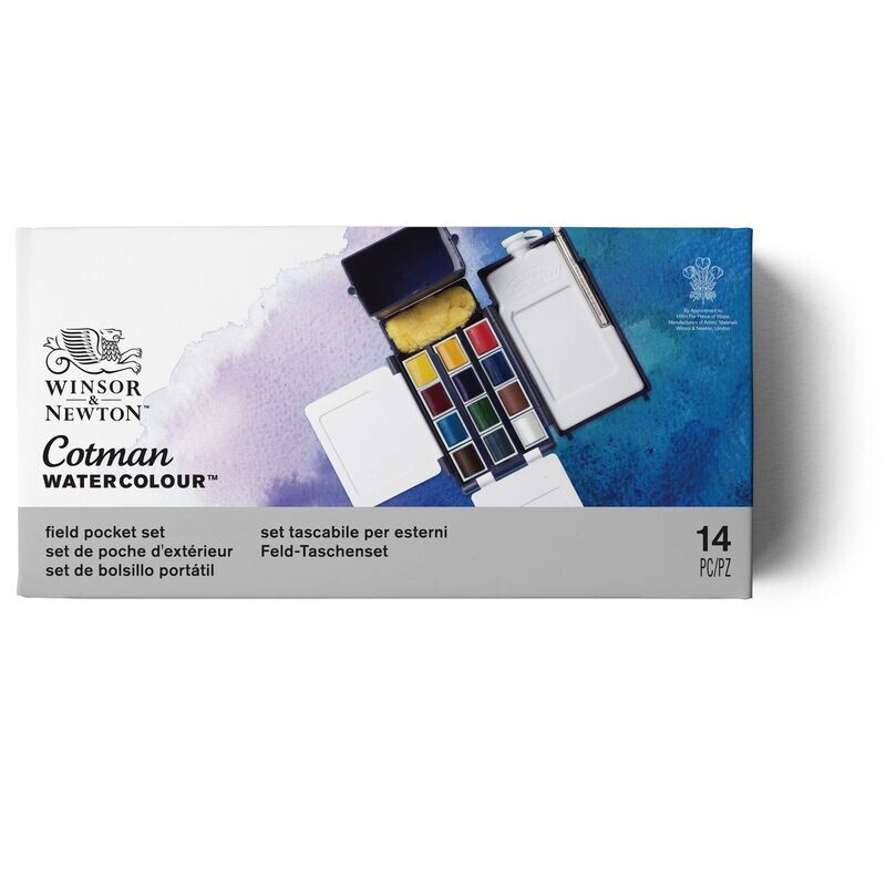 WINSOR & NEWTON COTMAN ACUARELA SET DE BOLSILLO PORTÁTIL
