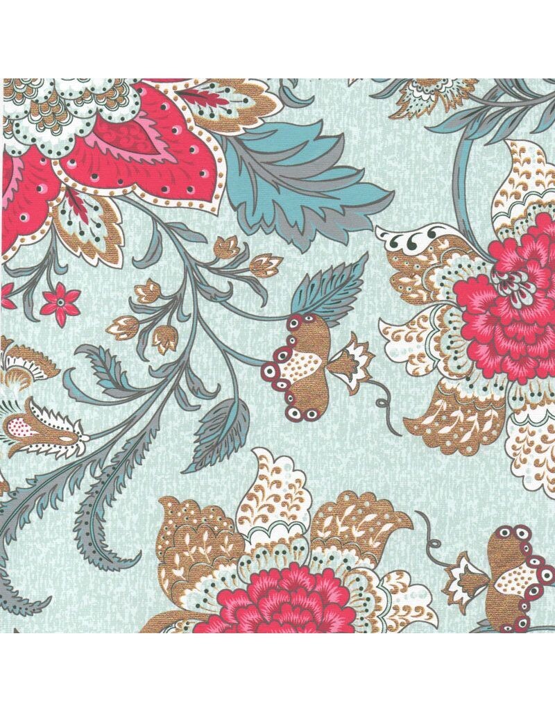 PAPEL DECORADO ALGODÓN FLORES AE219-99
