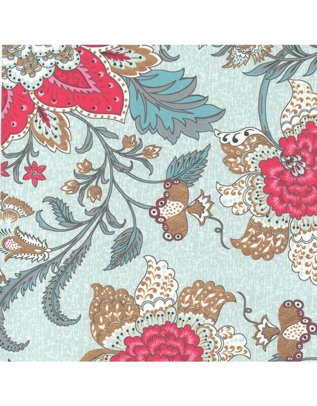 PAPEL DECORADO ALGODÓN FLORES AE219-99