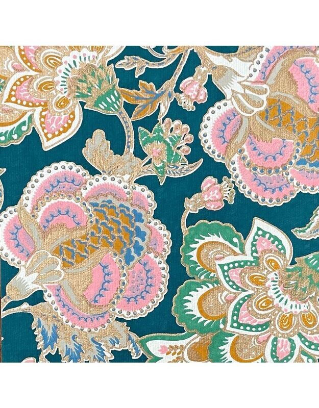 PAPEL DECORADO ALGODÓN FLORES AE212-99