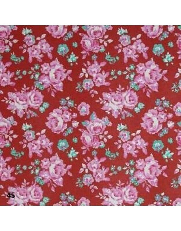 PAPEL DECORADO ALGODÓN FLORES AE186-45
