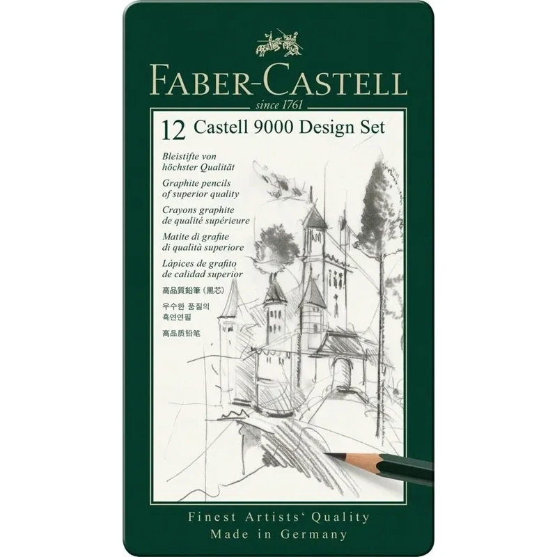 FABER CASTELL  9000 DESIGN SET 12