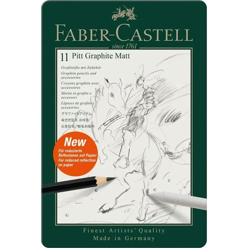 FABER CASTELL PITT GRAPHITE MATT ESTUCHE 11