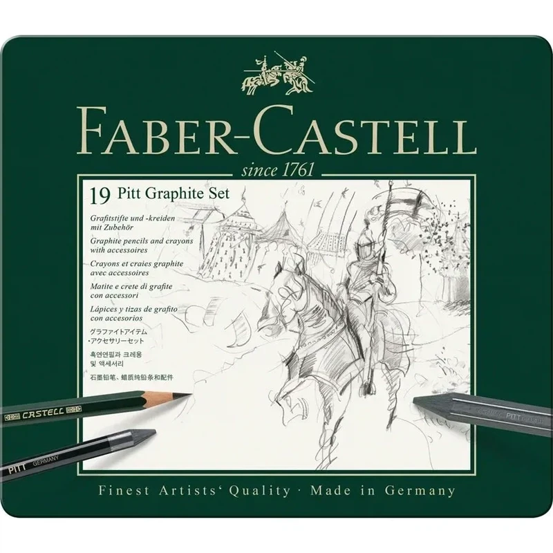 FABER CASTELL  PITT GRAPHITE SET 19