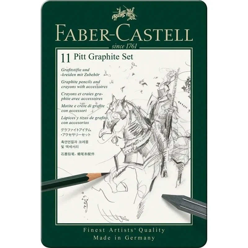 FABER CASTELL  PITT GRAPHITE SET 11