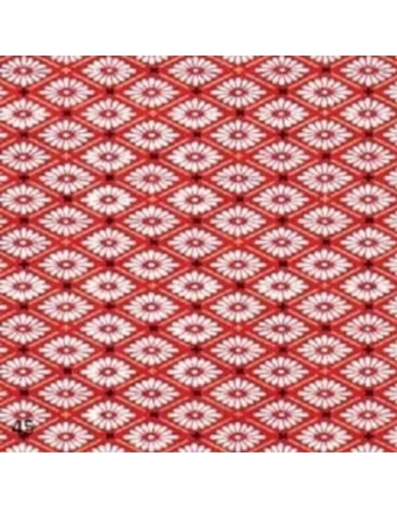 PAPEL DECORADO JAPONÉS YUSEN FLORES ROJAS