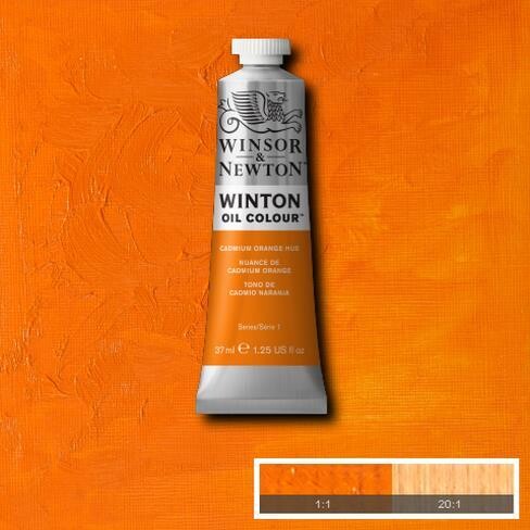 WINSOR & NEWTON ÓLEO WINTON 090 TONO DE CADMIO NARANJA