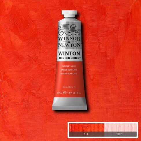 WINSOR & NEWTON ÓLEO WINTON 603 LACA ESCARLATA