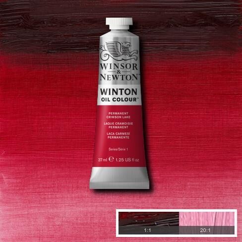 WINSOR & NEWTON ÓLEO WINTON 478 LACA CARMESÍ PERMANENTE