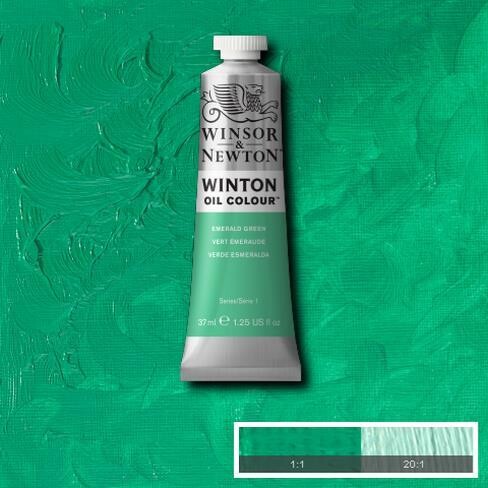 WINSOR & NEWTON ÓLEO WINTON 241 VERDE ESMERALDA