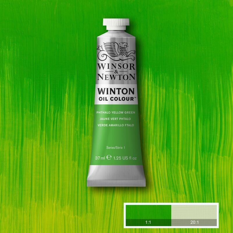 WINSOR & NEWTON ÓLEO WINTON 403 VERDE AMARILLO FTALO