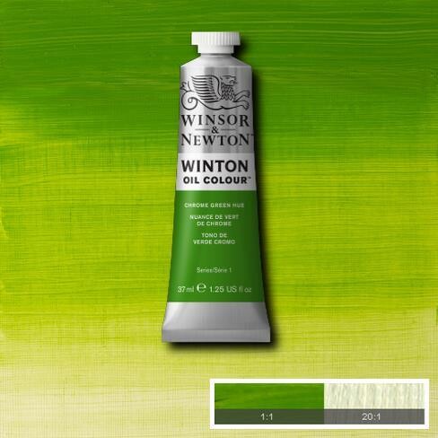 WINSOR & NEWTON ÓLEO WINTON 145 TONO DE VERDE CROMO