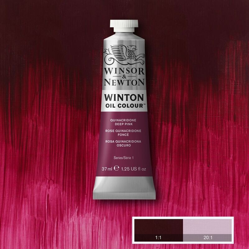 WINSOR & NEWTON ÓLEO WINTON 250 ROSA QUINACRIDONA OSCURO