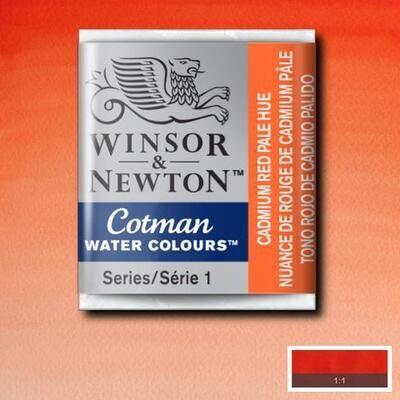WINSOR & NEWTON COTMAN ACUARELA 103 TONO ROJO DE CADMIO PÁLIDO