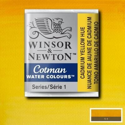 WINSOR & NEWTON COTMAN ACUARELA 109 TONO AMARILLO DE CADMIO