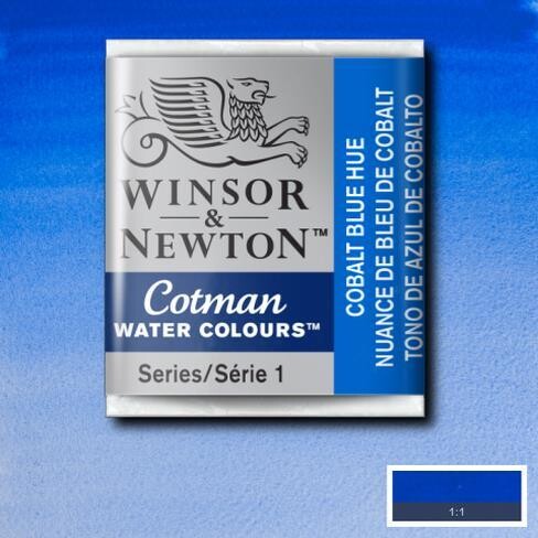 WINSOR & NEWTON COTMAN ACUARELA 179 TONO AZUL DE COBALTO