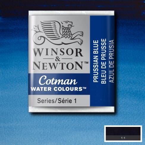 WINSOR & NEWTON COTMAN ACUARELA 538 AZUL DE PRUSIA