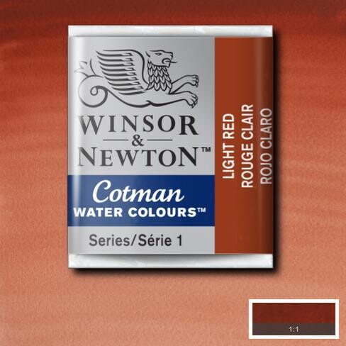 WINSOR & NEWTON COTMAN ACUARELA 362 ROJO CLARO