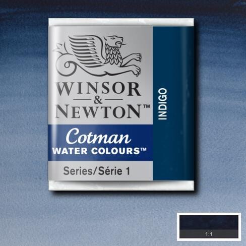 WINSOR & NEWTON COTMAN ACUARELA 322 ÍNDIGO