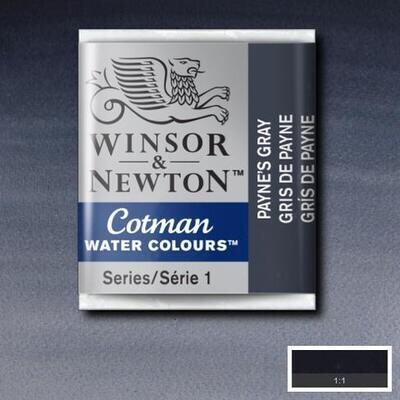 WINSOR & NEWTON COTMAN ACUARELA 465 GRIS DE PAYNE