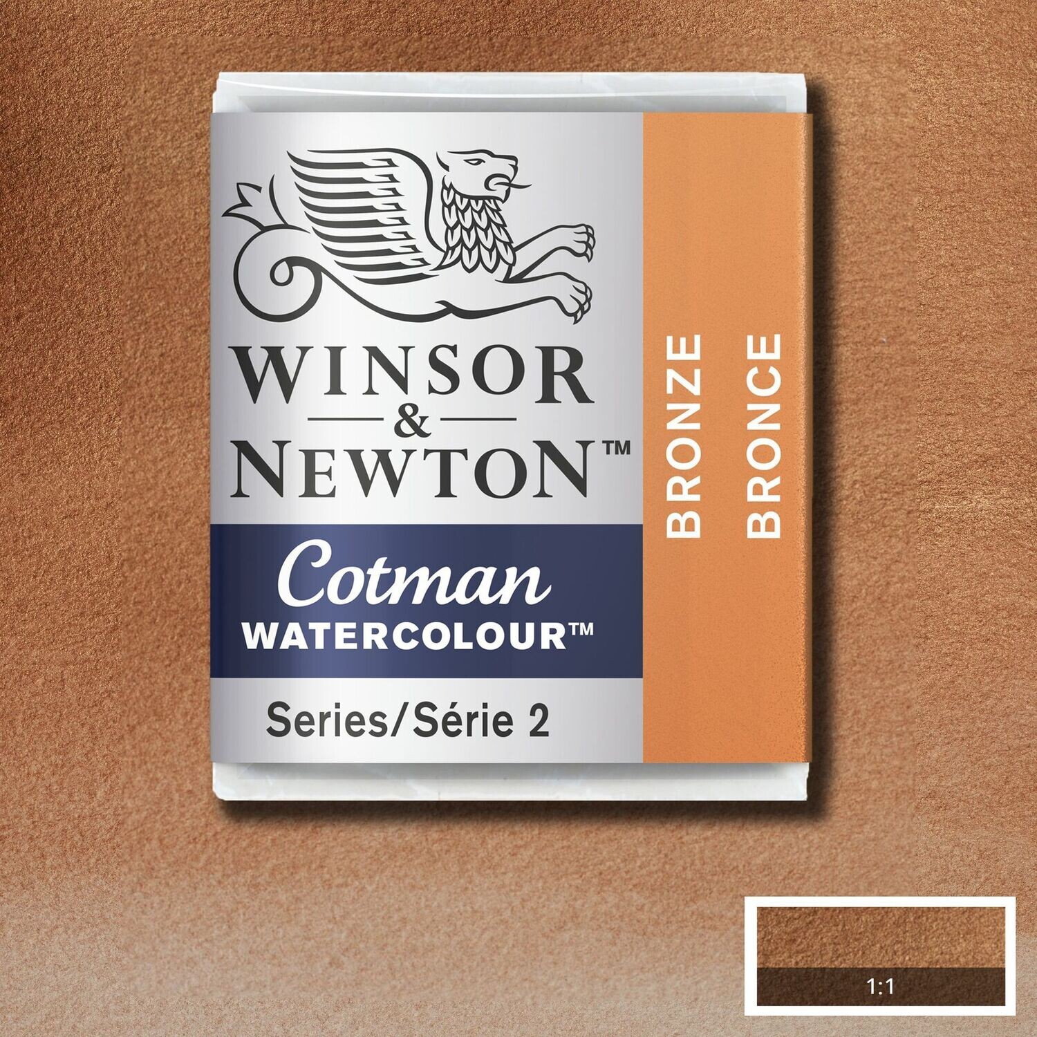 WINSOR & NEWTON COTMAN ACUARELA 058 BRONCE