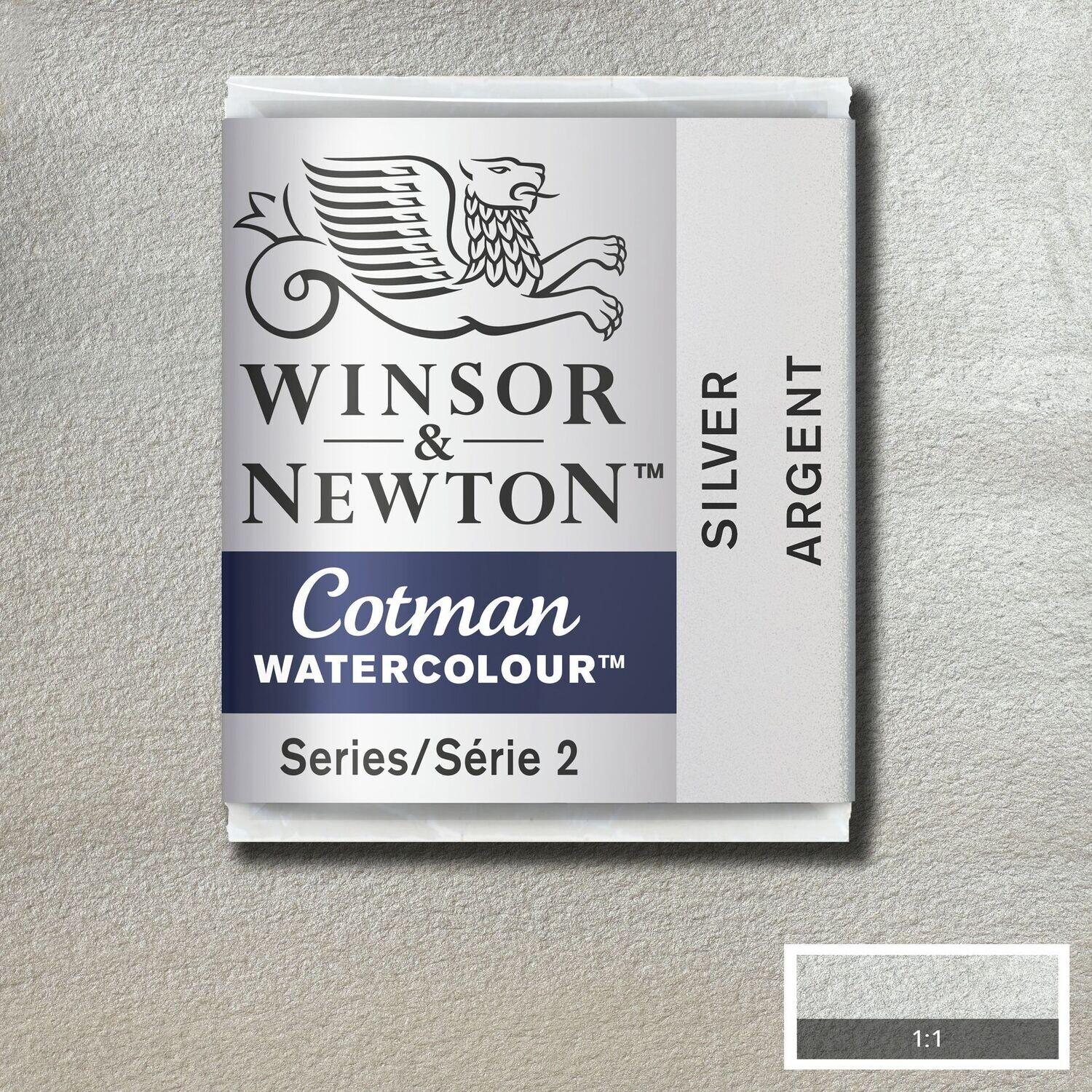 WINSOR & NEWTON COTMAN ACUARELA 617 PLATA
