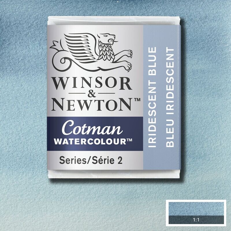 WINSOR & NEWTON COTMAN ACUARELA 472 AZUL IRIDISCENTE