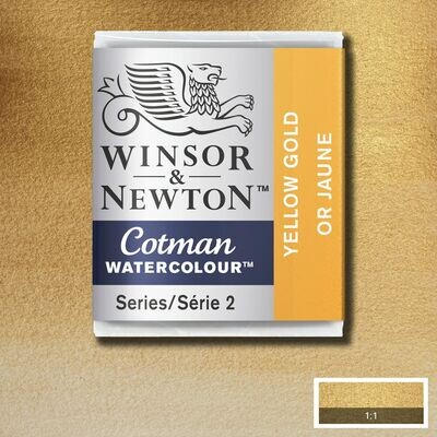 WINSOR & NEWTON COTMAN ACUARELA 088 ORO AMARILLO
