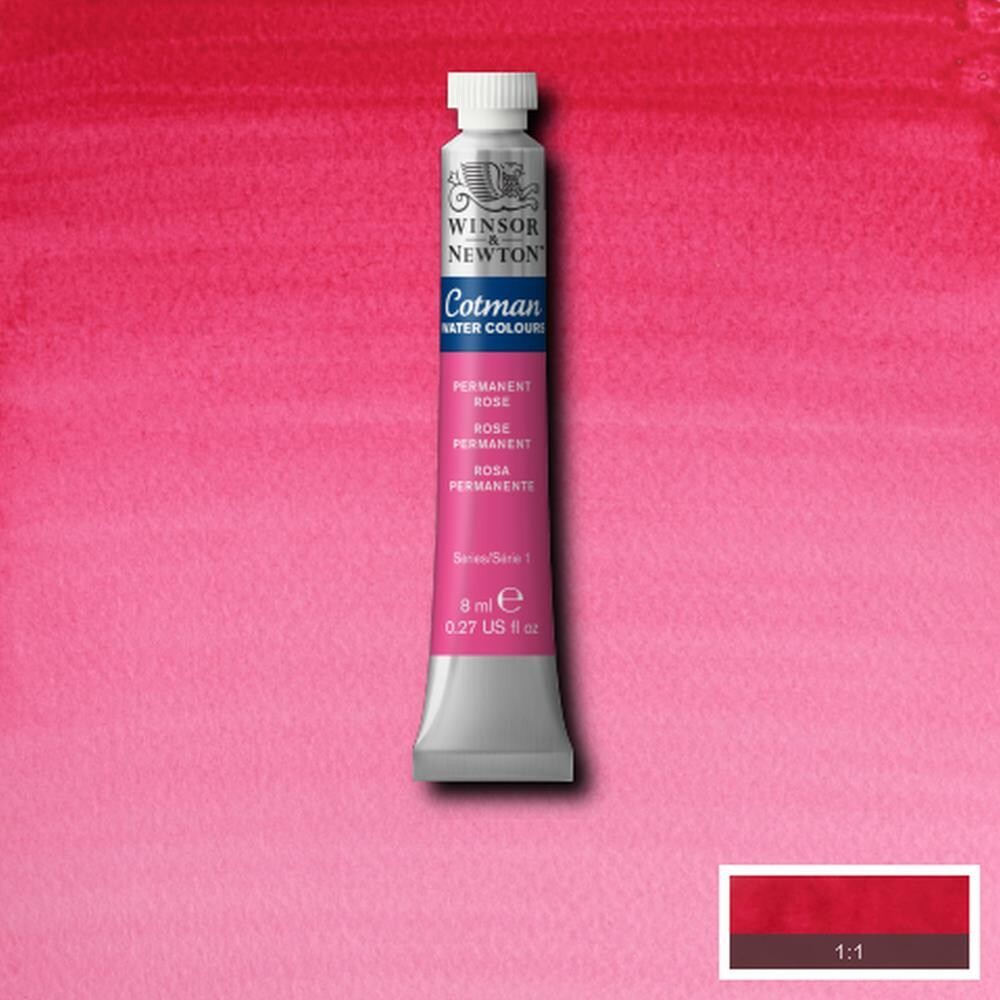 WINSOR & NEWTON COTMAN ACUARELA 502 ROSA PERMANENTE