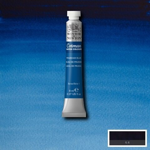 WINSOR & NEWTON COTMAN ACUARELA 538 AZUL DE PRUSIA