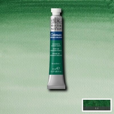 WINSOR & NEWTON COTMAN ACUARELA 312 VERDE DE HOOKER OSCURO