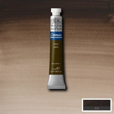 WINSOR & NEWTON COTMAN ACUARELA 609 SEPIA