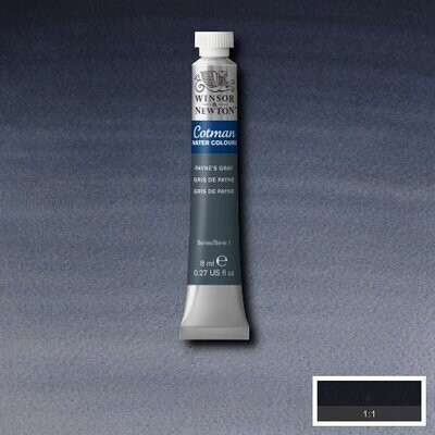 WINSOR & NEWTON COTMAN ACUARELA 465 GRIS DE PAYNE