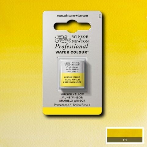 WINSOR & NEWTON ACUARELA PROFESIONAL 730 AMARILLO WINSOR