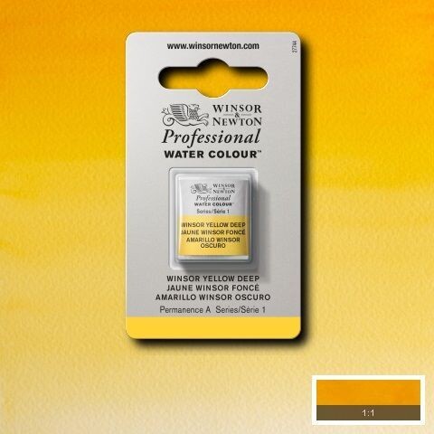WINSOR & NEWTON ACUARELA PROFESIONAL 731 AMARILLO WINSOR OSCURO