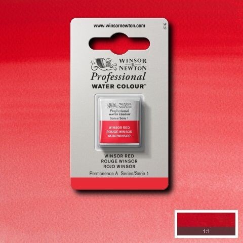 WINSOR & NEWTON ACUARELA PROFESIONAL 726 ROJO WINSOR