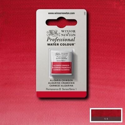 WINSOR & NEWTON ACUARELA PROFESIONAL 004 CARMESÍ ALIZARINA
