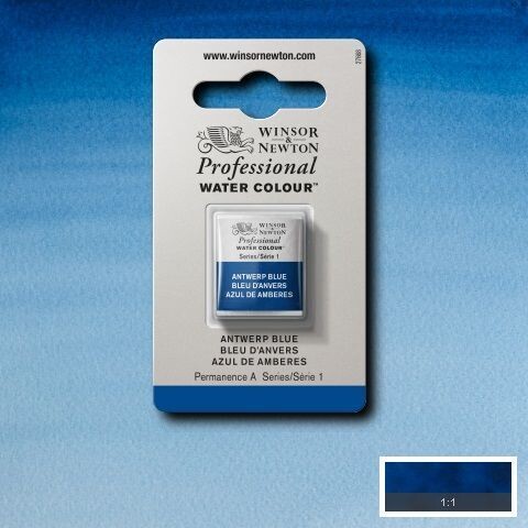 WINSOR & NEWTON ACUARELA PROFESIONAL 010 AZUL DE AMBÉRES