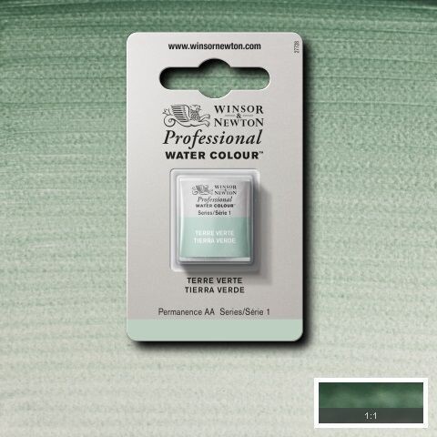 WINSOR & NEWTON ACUARELA PROFESIONAL 637 TIERRA VERDE