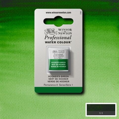 WINSOR & NEWTON ACUARELA PROFESIONAL 311 VERDE DE HOOKER