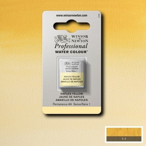 WINSOR & NEWTON ACUARELA PROFESIONAL 422 AMARILLO NÁPOLES