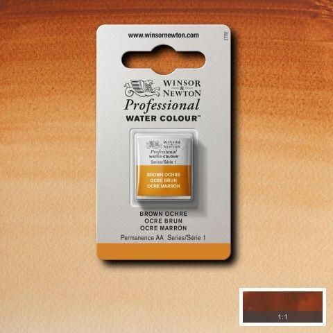 WINSOR & NEWTON ACUARELA PROFESIONAL 059 OCRE MARRÓN